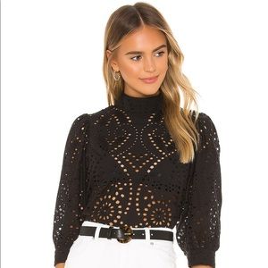 ROLLAS Stephanie lace blouse